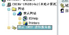 為什么我的Internet信息服務(IIS)中只有網(wǎng)站和默認虛擬目錄？