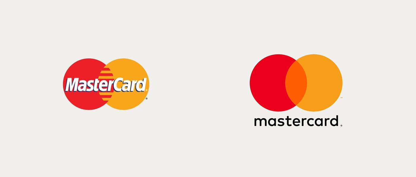 Mastercard logo重新改造設計 Mastercard logo重新改造設計