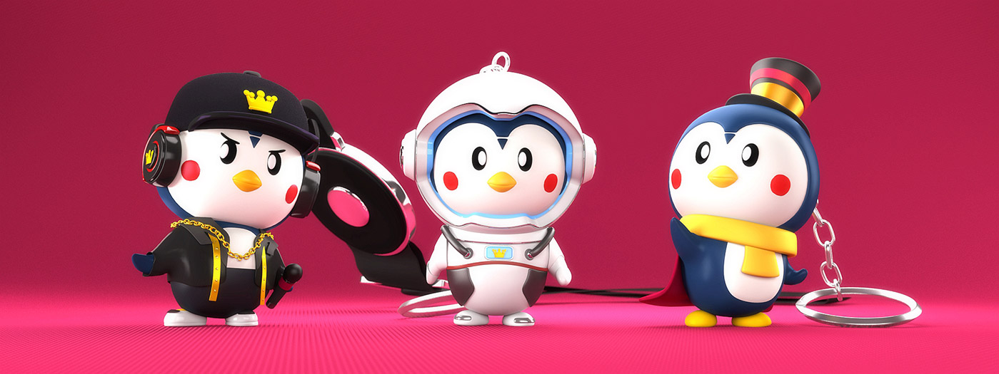 騰訊王卡吉祥物設計-005