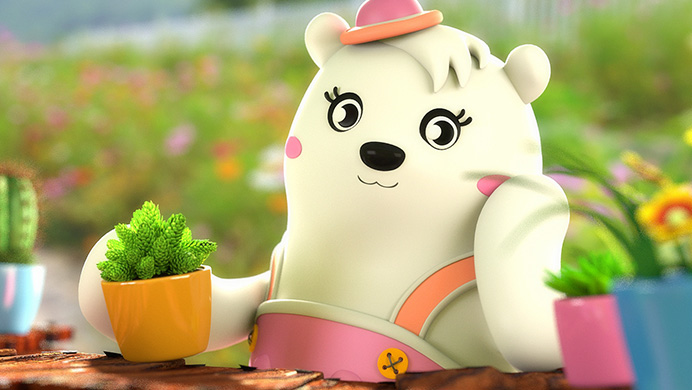 美的空調吉祥物設計