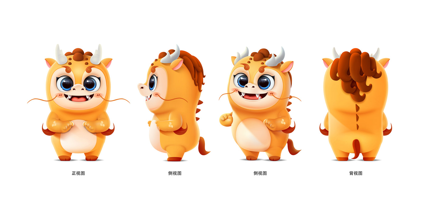 麒麟卡通ip設計